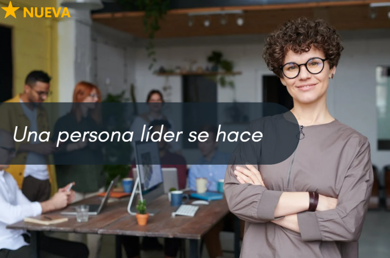 Foto portada Una persona líder se hace
