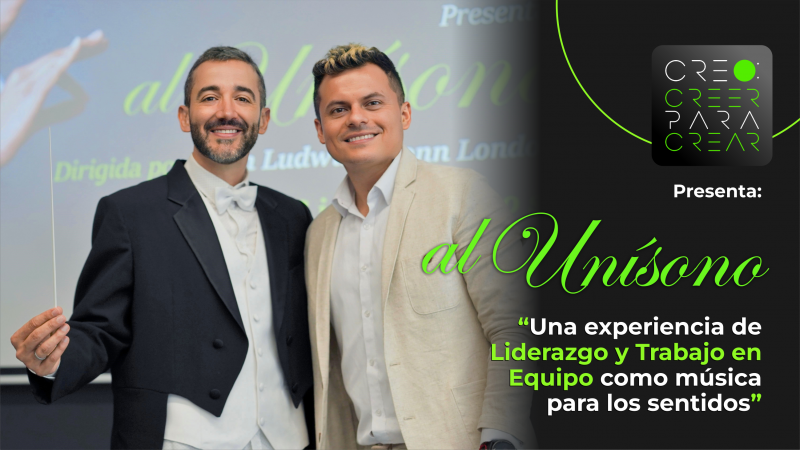 imagen portada AL UNÍSONO - "Una experiencia de formación en liderazgo y trabajo en equipo que será como música para tus sentidos"