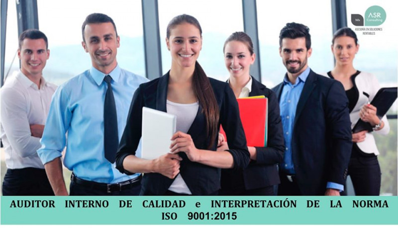 imagen portada INTERPRETACIÓN NORMA ISO 9001:2015 Y FORMACIÓN AUDITOR INTERNO