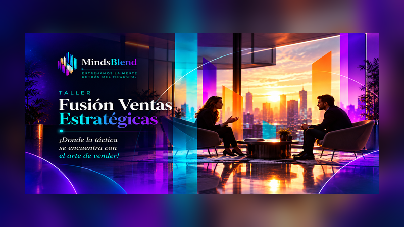 Foto portada Fusión Ventas Estratégicas.  ¡Donde la táctica se encuentra con el arte de vender!
