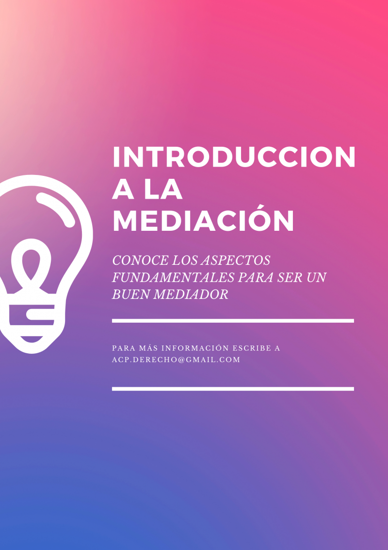 imagen portada INTRODUCCIÓN A LA MEDIACIÓN