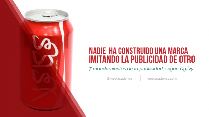 Foto portada NADIE HA CONSTRUIDO UNA MARCA, IMITANDO LA PUBLICIDAD DE OTRO
