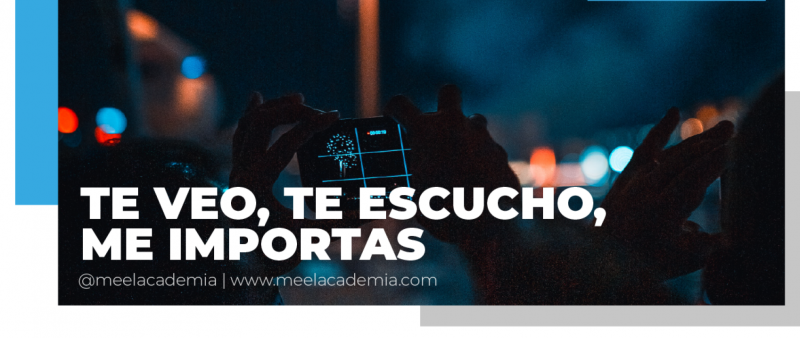 Foto portada TE VEO, TE ESCUCHO, ME IMPORTAS