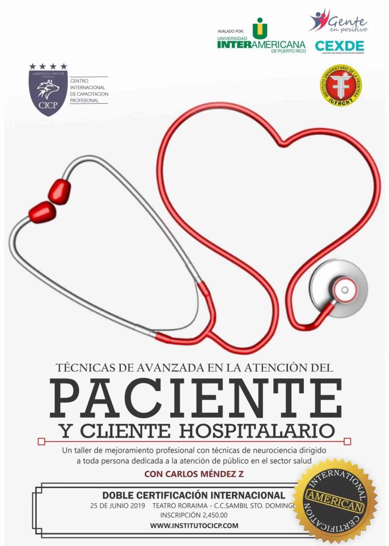 imagen portada Técnicas de Avanzada en la Atención del Paciente y Cliente Hospitalario