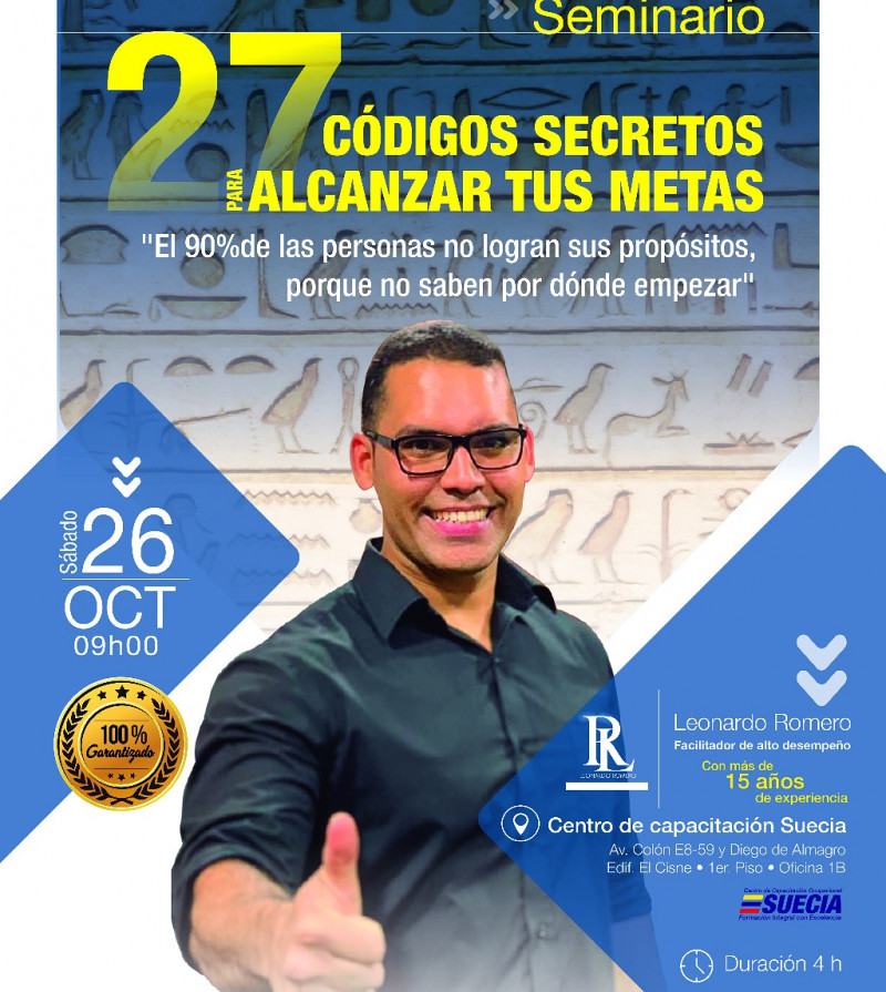 imagen portada 27 códigos secretos para alcanzar tus metas.