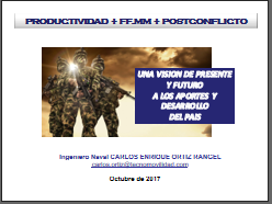 Foto portada EL POST-CONFLICTO Y LAS FF.MM. EN COLOMBIA