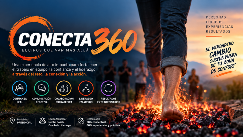 imagen portada CONECTA 360 - Experiencia de Alto Impacto para Trabajo en Equipo