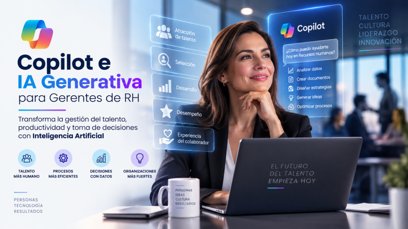 imagen portada COPILOT E IA GENERATIVA PARA GERENTES DE RH