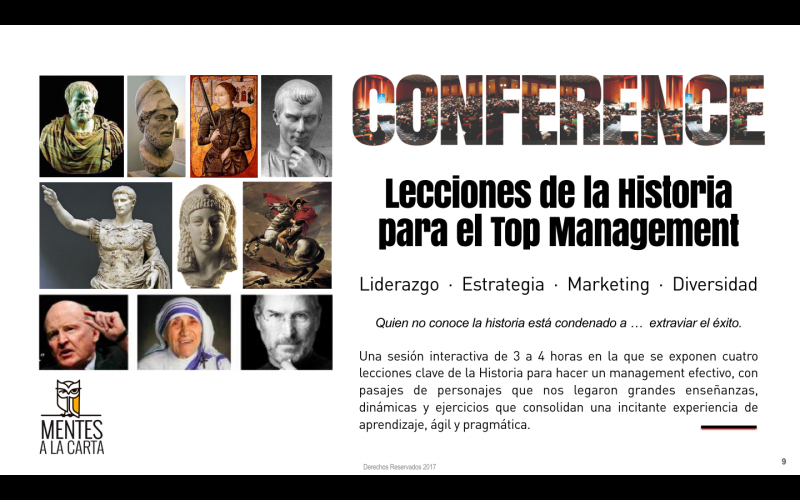 Foto portada Lecciones de la Historia para Alta Dirección  (presencial y a distancia)