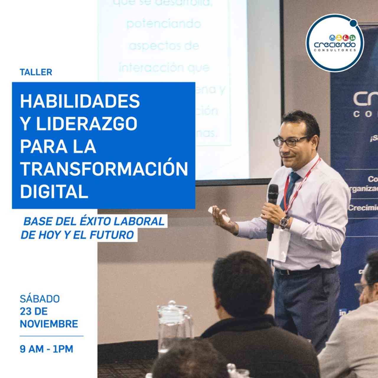 imagen portada 'HABILIDADES Y LIDERAZGO PARA LA TRANSFORMACIÓN DIGITAL' Base del éxito laboral de hoy y el futuro.