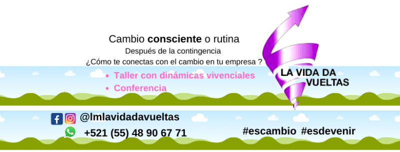 Foto portada Cambio consciente o rutina