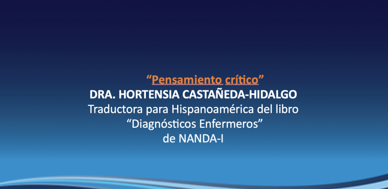 Foto portada PENSAMIENTO CRÍTICO