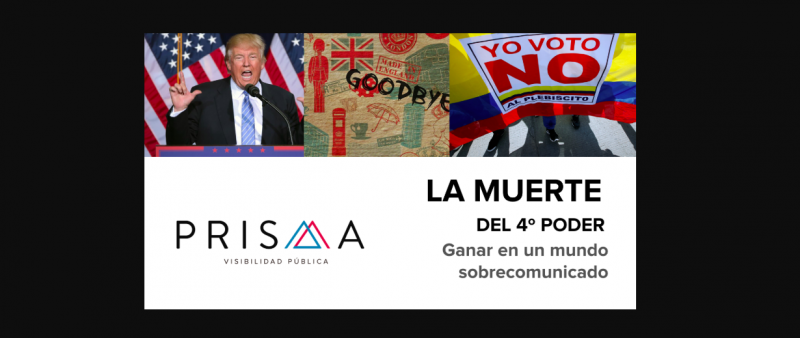 imagen portada "Ganar en un mundo sobrecomunicado" La muerte del 4to poder.