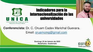 imagen portada Indicadores para la internacionalización de las universidades
