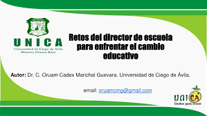 imagen portada Retos del Director de Escuela para la calidad del proceso educativo