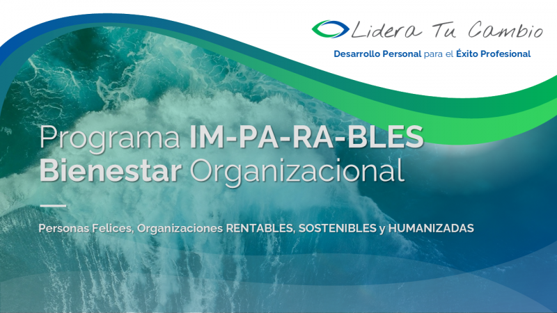 imagen portada Programa IM-PA-RA-BLES. Bienestar Organizacional
