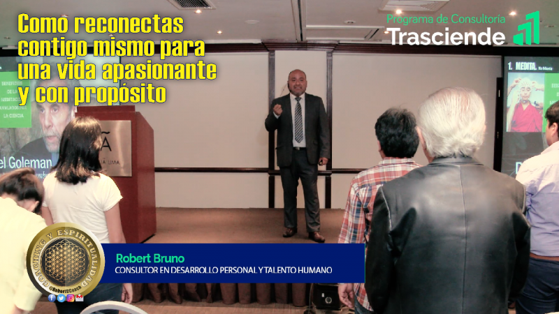 Foto portada Charla Como Reconectas contigo mismo para una vida apasionante y con propósito.