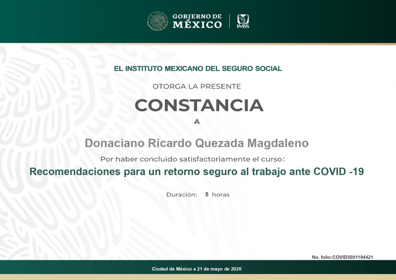 Galeria de Donaciano Ricardo Quezada Magdaleno