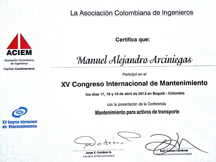 Galeria de Manuel Alejandro Arciniegas Giraldo